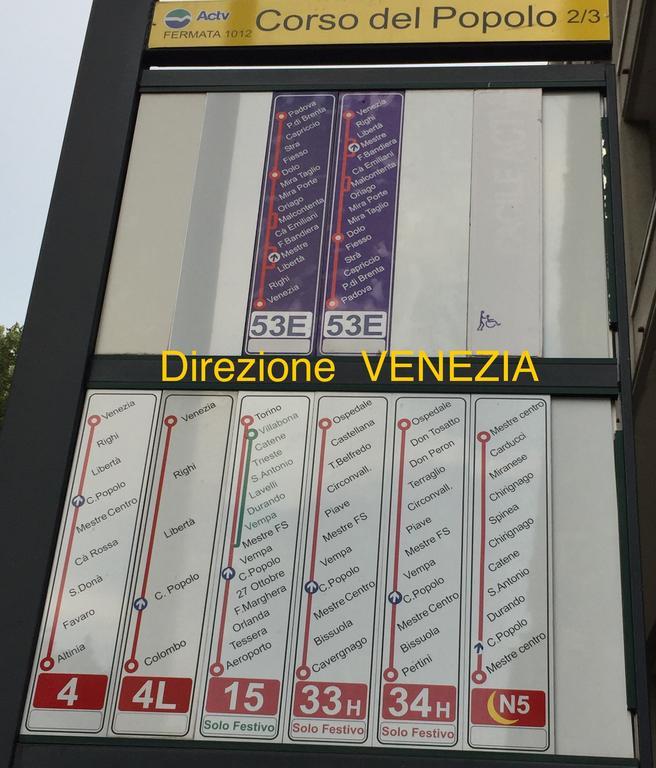 La Calle Veneziana Villa Mestre Eksteriør billede